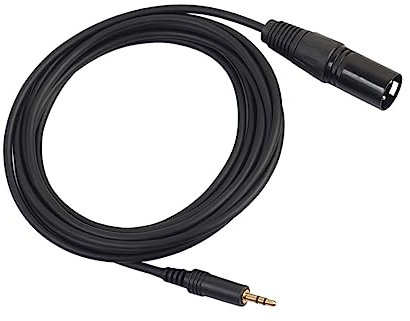 ibasenice 3m Usb Zu Xlr Mikrofonkabeladapter Schwarz Digital Audio Eingangsadapter Für Pc Aufnahme Guitar Bass Verbindung