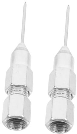 CHILDWEET 2stücke Schmiernippel Sortiment Mit Fettnadel Schmiernippel -injektornadel Düsennadel Ölleckage Fettdüsen-spitzenadapter Kompatibel Für Verschiedene Schmierfette