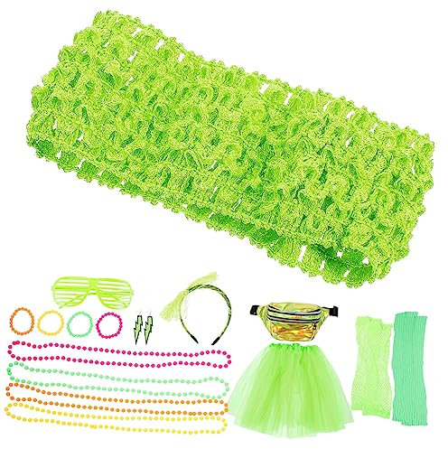 MOBUTOFU Kostümzubehör Für Damen Party Retro-accessoires Disco-mode Partydekoration Lieferung Damen Herren Vintage-style