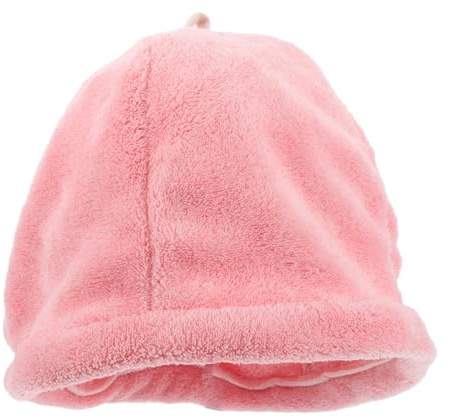 WRITWAA Haartrockenhaube für Damen Schnelltrocknende Haarwickel Plüsch-haarhandtuch für Mädchen Haarwärmerkappe für Herren Bequemer Schlafhaube