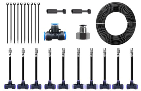 Drip Irrigation Kit,Automatic Garden Drip Irrigation System | Adjustable Water-Saving Design for Raised Bed Watering and Gardening Supplies