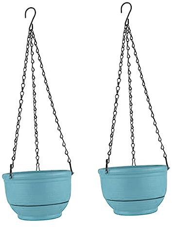 TOYANDONA 2pièces Pot Suspendu Plastique avec Auto-arrosage pour Chlorophytum Et Plantes Décoration De Balcon Jardinière pour Intérieur Et Extérieur