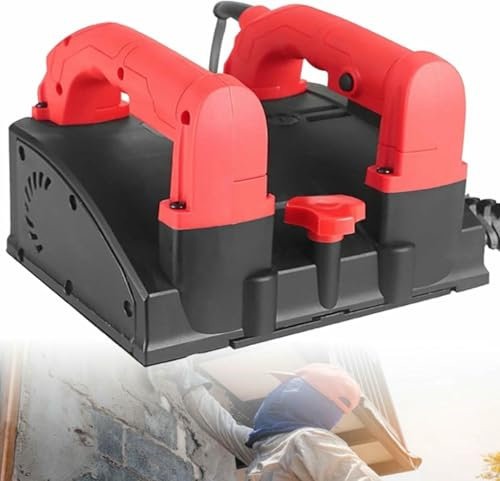 KMJUYQ Elektrische Wandhobelmaschine, Automatischer Betonschaufelspachtel, Staubfreier Spachtel-Wandschaber für Granit, Stein, Marmor, Platten