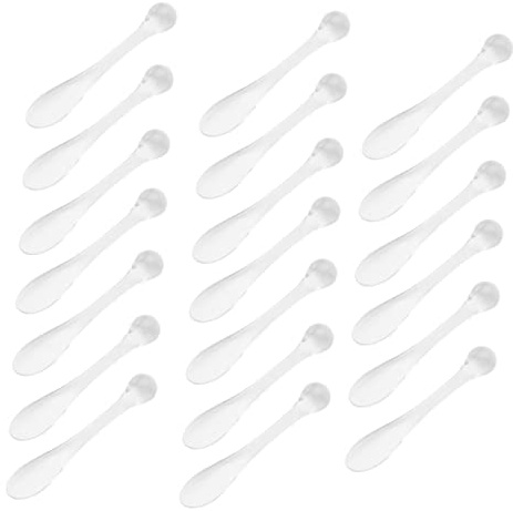 VINTORKY 20Pièces de Massage pour Yeux avec Cuillère à Crème Outil de Maquillage Pratique pour Soins Visage et Relaxation Oculaire