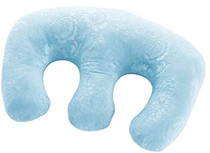 Duiaynke Cotton Detachable Chest Pad Breast Pillow Massage Cushion for SPA Beauty Salon,Home Use, Breastfeeding (Blue)