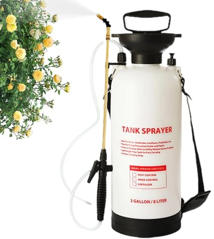 Spruzzatore da giardino – Pompa da giardino a pressione, spray manuale portatile per casa, cortile, piante, irrigazione di fiori, progetti di pulizia per campeggio all'aperto