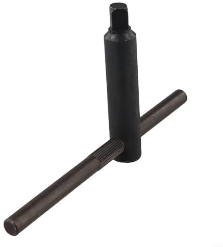 1PCS Milling Lathe Chuck Square Key Wrench T-Handle Carbon Steel Spanner Tool with Anti-Slip Grip for CNC Router Engraving Milling Machine and Lathe(12 * 12)