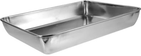 DIYEAH Bain D’Oiseaux en Métal pour Cages Bac de Bain Épais 35x30 Cm pour Pigeons et Perruches Adapté aux Cages Usage Polyvalent Oiseaux Domestiques