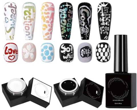 Kit Smalto Gel Set Manicure Completo 3 Pezzi