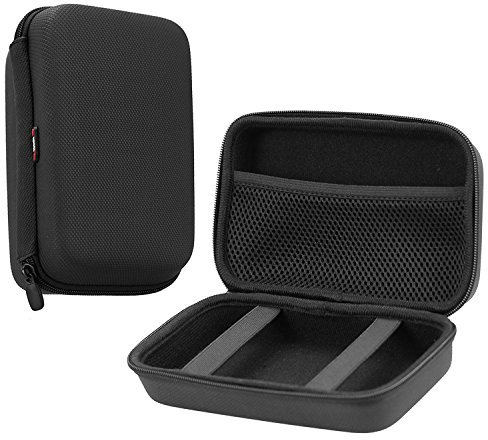 Navitech Charcoal Grey Heavy Duty Rugged Travel/Carry Case Compatible With The APEMAN Mini Pocket LED DLP Projector
