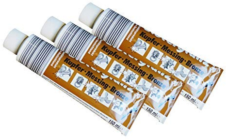 6 x Elsterglanz Kupfer-Messing-Bronze 150ml, Poliermittel, Reinigungsmittel