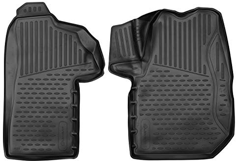 Element Passgenaue Fußmatten Gummimatten für Renault Master III/Opel Movano 2010-> Vorne 3 TLG