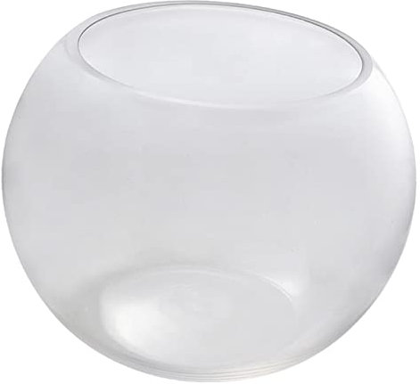 TOPPERFUN Runder Glasfischbehälter Für Tischdekoration Transparente Aquarienkugel Für Goldfische Und Hydroponik Für Büro Und Und Vielseitig Einsetzbar