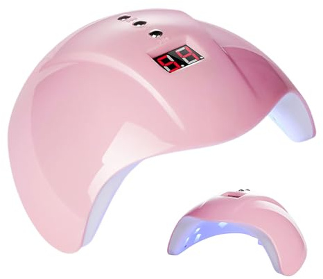 Lampada UV Unghie Asciugatore Unghie dei Piedi Portatile a Polimerizzazione | 36 Watt Resina Rivestimento Semplice da Utilizzare per Principianti e Donne