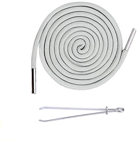 Kordel für Jogginghose, Kordelzug 160cm mit Metallverschluss-Enden und Durchziehnadel, Ersatz Kordelanten für Jogginghosen, Hoodies, Jacken, Sweatshirts, Badehosen