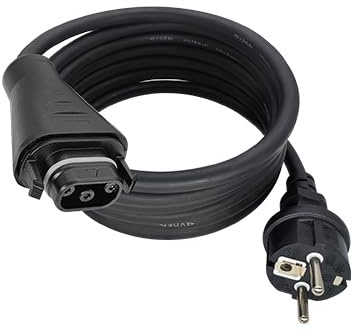 BC-05 Buchse zu Schuko Stecker Anschlusskabel, AC Kabel 2M/3M/5M/10M,BC-05 Anschlussleitung zum AC-Anschluss für Serie HMS-Mikro-Wechselrichter (3M)