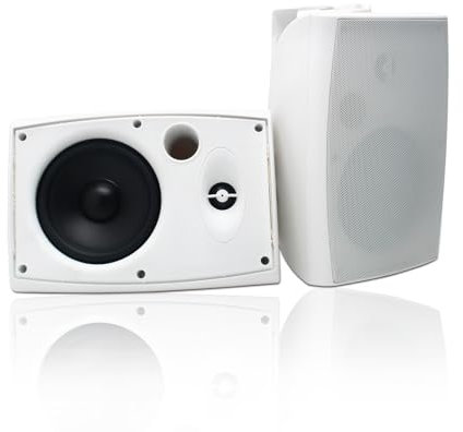 Herdio 6,5 Pollice Bluetooth Altoparlanti da esterno Casse per Esterno 400 Watt Diffusori da Esterno Casse per Esterno Per Esterno,Camper, Giardino, T