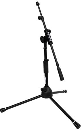Shure by Gator Tripod Style Bass Drum and Amp Mic Stand, black (SH-TRIPODSTANDLP)