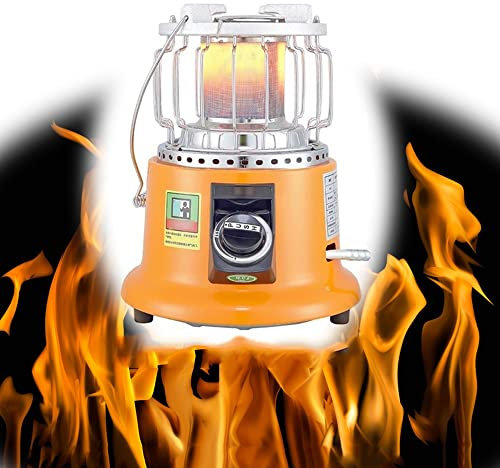 WXPXYBF Calentador de propano para Acampar, Calentador de Carpa portátil, Calentador termostático de Gas para Espacios Exteriores con Encendido piezoeléctrico, Estufa de calefacción para Invierno