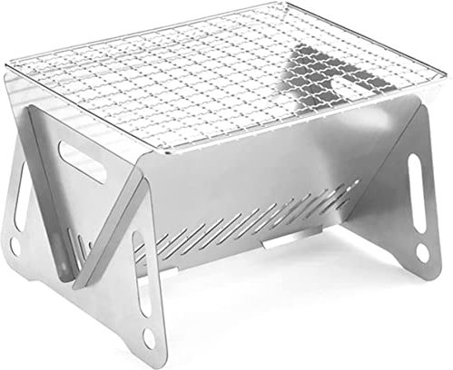 Plla de Barbacoa de Gas para Exteriores, plla de Barbacoa Plegable de Acero Inoxidable, práctica y práctica, hogar, la Cocina, el Camping y los picnics.