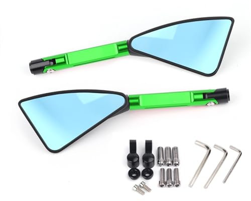 Motorrad Lenkerendenspiegel Universal-Motorrad-Seitenrückspiegel Für K&AWASAKI Für Z900 Für Z1000 Für Z800 Für Z750 Für Z650 Für Z300 Für Z250 Für Z125(5,Big Mirror)