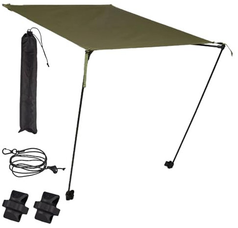 Genérico Sombrilla Para Sillas De Jardín,Protector Solar para Silla de Playa | Sombrilla Portátil Resistente para Playa Senderismo Viajes