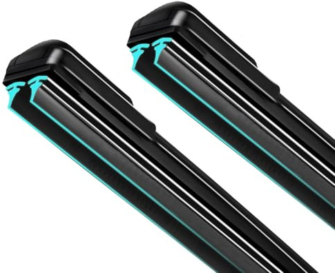 HIDOFILT Dual Rubber Blade Windshield Wipers 24and24J/U Hook Automotive Replacement Wiper Blades for My Car Dodge Ram 1500 2500 3500 2008-2002 and new Ram 1,2,3500 2022-2020+More