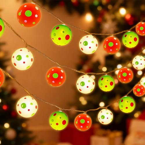 SPERMUOY Weihnachten Deko lichterkette innen,3M 20 LED Lichterketten weihnachten Lichterkette Außen Innen für weihnachtsbaum Balkon Fenster Weihnachten Deko