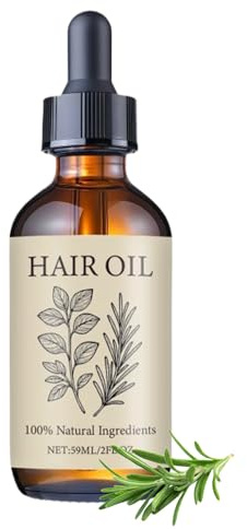HårOlja - 5.9cl Hårstärkande Olja,Naturlig Återfuktande Reparerande Och Stärkande Lösning För Spetsade Hårendar Anti-Frizz Hårbottenvård Män Kvinnor ma Resa,Resa