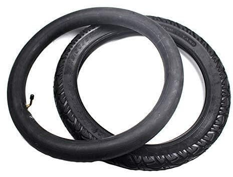 18x2.50 Tire Set, All-Season Puncture Proof Replacement, Enhanced Traction Tires, for E-Bikes Motorcycles Tricycles