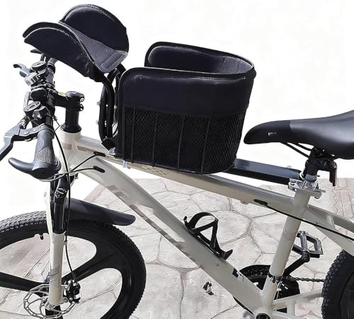 New Pet Carrier Bicycle Basket Bag Pet Carrier – Sturdy Metal Basket with Soft Cushion, Handlebar/Top-Tube Mount, Dual Safety Tethers, Travel Pet Bike Basket for Small Dogs & Cats