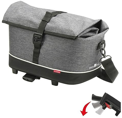 KlickFix Unisex – Erwachsene Rackpack, Tweed grau, 8 Liter