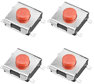 sourcing map 100Pcs Interruptor Pulsador 6X6X3.1mm Pequeño Pcb Smt