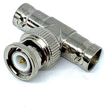Maincore BNC Male to 2 x BNC Female Sockets In T Design Splitter Adapter Connector Plug Coax