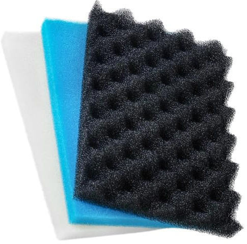 LTWHOME Replacement Foam Set Compatible with Blagdon Mini-Pond Filter 4500L and 6000L Models (Pack of 1 Set)