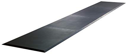 Arbeitsplatzmatte Flachnoppe 362x65x1,3 cm anthrazit Antirutschmatte SZAGATO Anti Ermüdungsmatte Steharbeitsplatz Arbeitsplatzmatte Gummi Meterware Anti Ermüdungsmatten Arbeitsplatzmatten