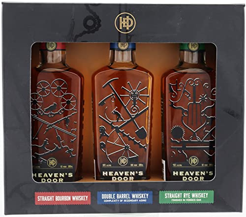 Heaven's Door Whisky Trio 3x0,2l in Geschenkpackung Whisky (1 x 0.6 l)