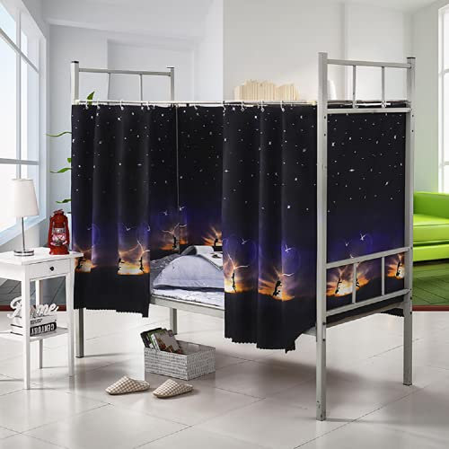 BAO CORE Bettvorhang Hochbett Etagenbett Schlafsaal Mid-Sleeper Bett Zelt Vorhang Tuch Baldachin Verbreitung Blackout Vorhänge Staubdicht Moskito Schutz Bildschirm Net Studentenwohnmein Moskitonetz