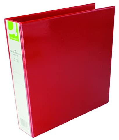 FINCHLEY 10 X Q-Connect Presentation 40mm 4D Ring Binder A4 Red KF01330 REFILL PEN FREE