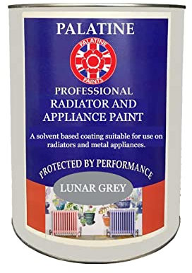 Palatine Professional Radiator and Appliance Paint - Gloss Finish - Durable and (1 Litre, RAL 6021 Sage Green)