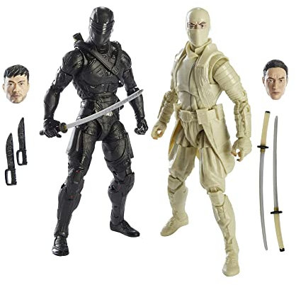 Hasbro G.I. Joe Classified Series Storm Shadow and Snake Eyes Action-Figuren-Set, 15,2 cm, 2 Stück