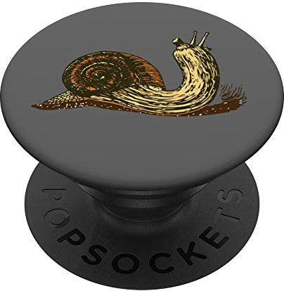 Ornamental gourd / snail hybrid. funny sketch artistic PopSockets Swappable PopGrip