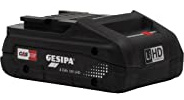 GESIPA Akku Pack für Blindnietsetzgerät (Spannung 18 V, 4,0 Ah, Li-Ion, Ersatzakku für Nietzangen) 1679690