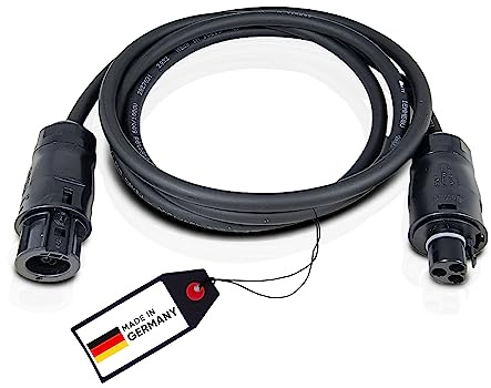 SolX Anschlussleitung - Betteri BC01 Buchse für 1-phasige Wechselrichter Made in Germany 3m
