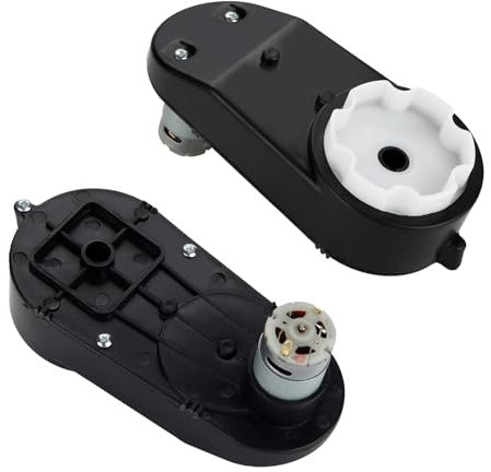 Kinderauto-Getriebe, Elektromotor Getriebe Power Wheels-Motor Box Getriebe RS390 Elektromotor Getriebe 6V/12V 12000-20000RPM Getriebekasten für Kinder Auto Spielzeug (12V 16000RPM)