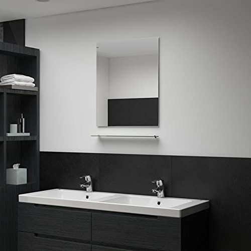 Homgoday Spehio Wandregal mit Ablage, 50 x 60 cm aus gehärtetem Glas, Spehio Vanity Badezimmer, Spehio für das Badezimmer