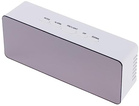 Ciieeo Radio-réveil à LED Miroir Numérique Grand Écran et Sleep | Horloge LED Multifonction, Plastique, Affichage à Grands Chiffres, Format USB Couleur Aléatoire