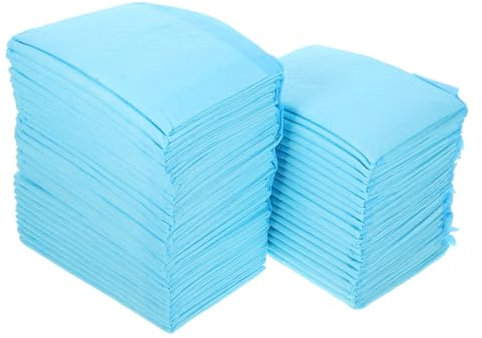 BESPORTBLE 100 Stück Einweg Wickelunterlage Für Hunde Windeln Für Hunde Tiernahrung Haustiere Töpfchen Professionelle Hunde PIPI Pads wasserdichte PIPI Pads Für Katzen Himmelblau