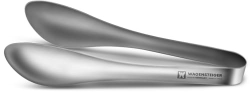 WAGENSTEIGER Stainless Steel Serving Tongs, Heavy Duty Kitchen Buffet Party Tongs, Serveware, Brushed Finish Design, Durable & Well Balanced Design 8.66 inch