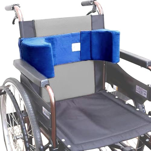 Cojín De Apoyo Lateral con Paneles Laterales Ajustables,Cojín De Soporte Lumbar,Cojín para Asiento De Silla De Ruedas,Almohadilla Antideslizante para Cama Y Silla De Ruedas